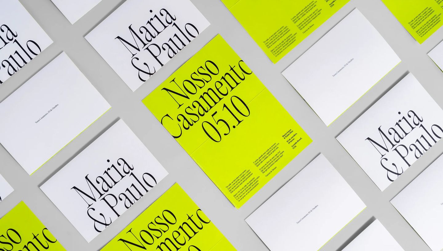 Convite de casamento personalizado em verniz