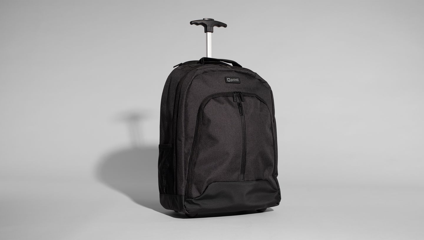 Mochila Trolley para notebook 15.6 na cor preta.