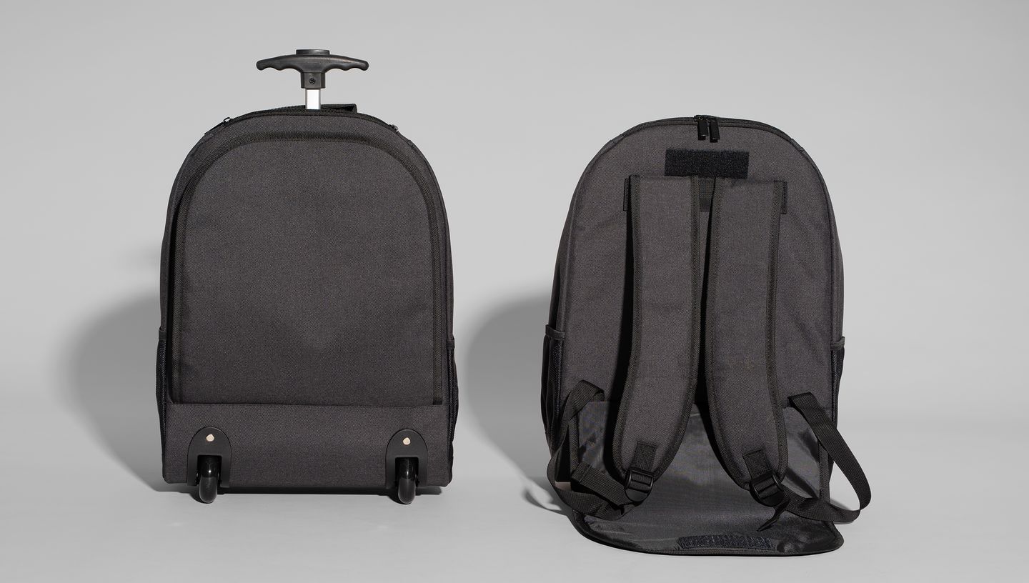 Mochila Trolley para notebook 15.6 na cor preta.