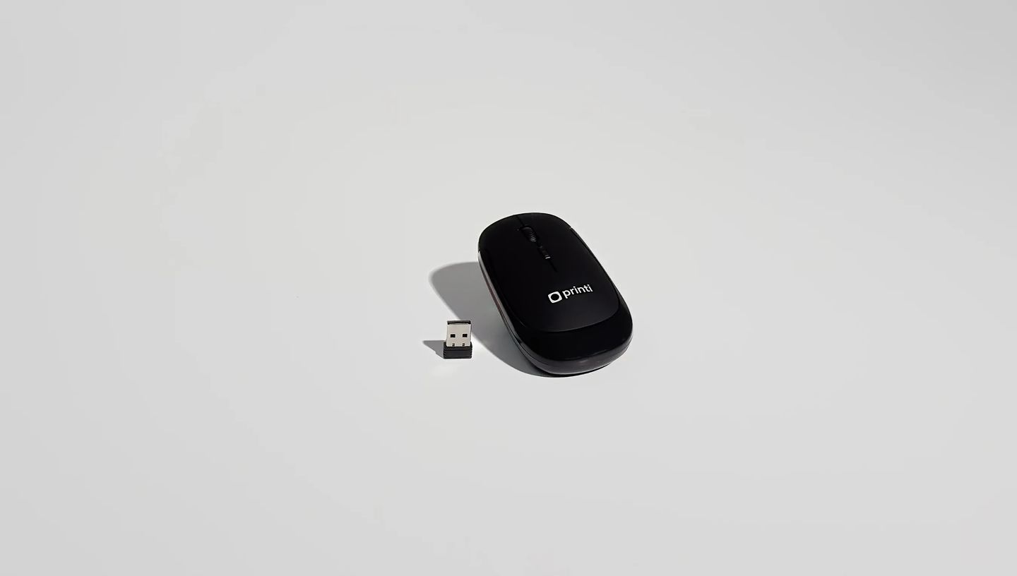 Mouse sem fio reciclado personalizado