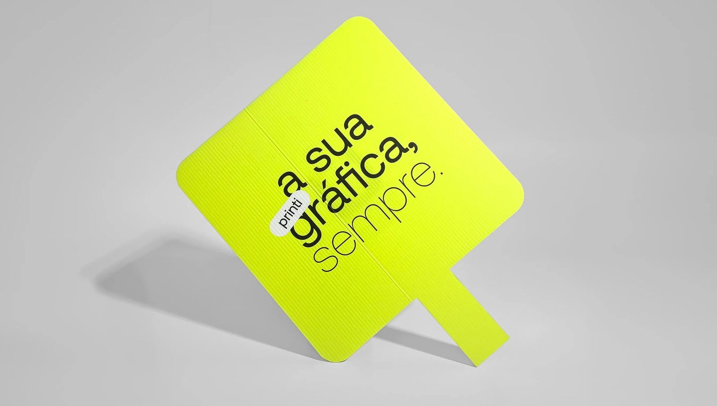 Placa pirulito personalizada da Printi