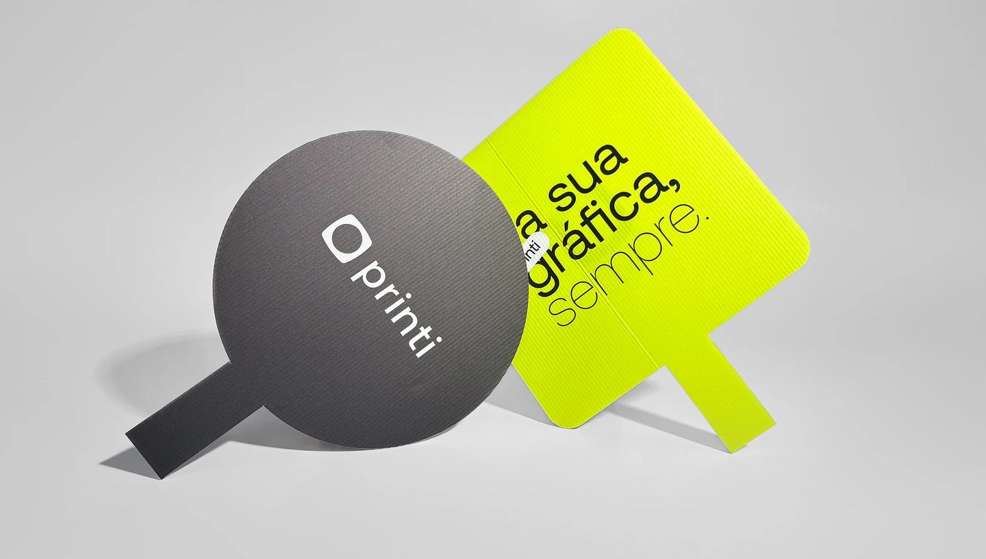 Placa pirulito personalizada da Printi