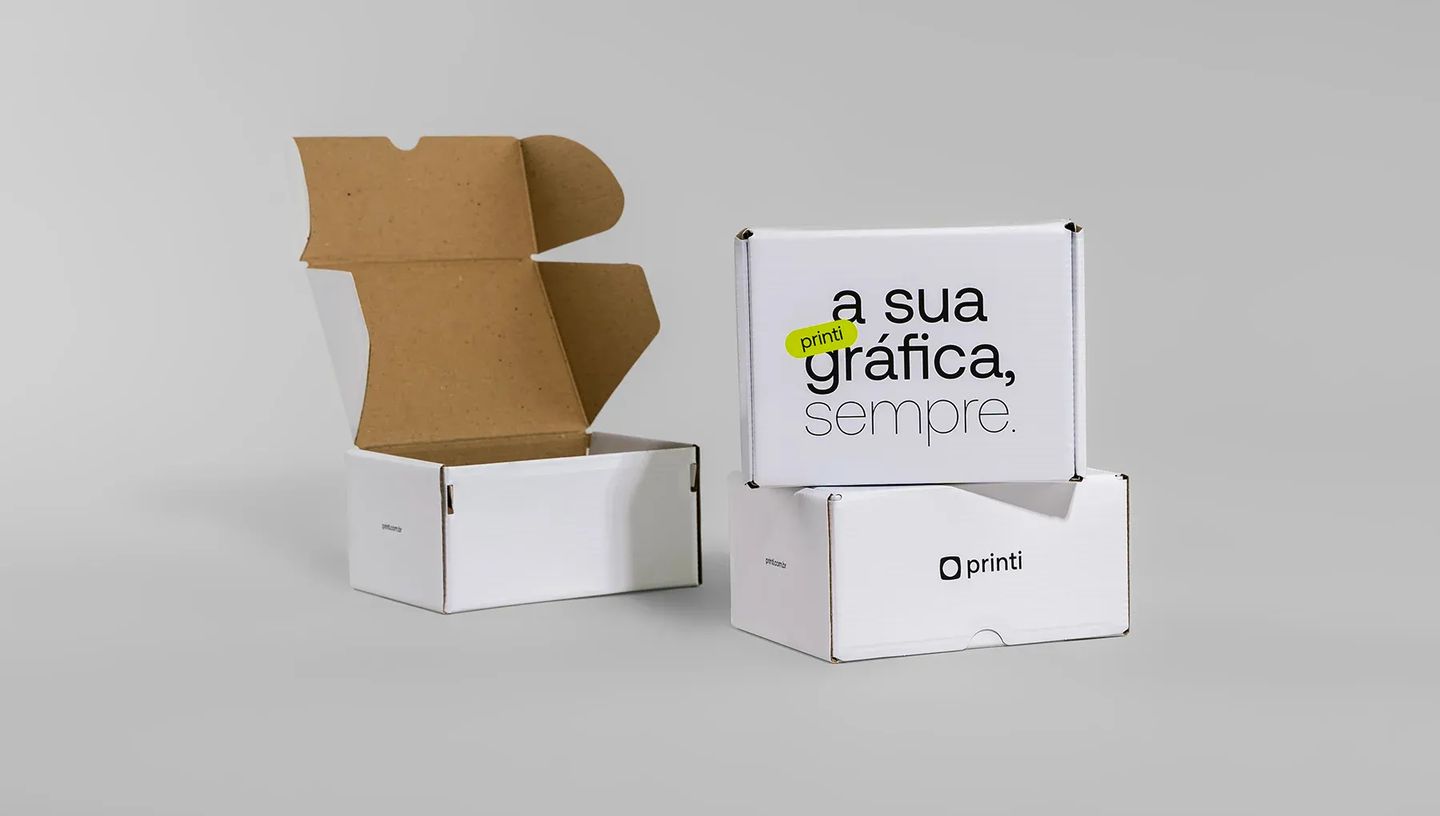 Banner de categoria de embalagens