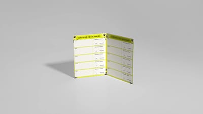 Carteira de vacinação pet personalizada