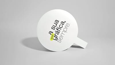 Placa pirulito personalizada da Printi