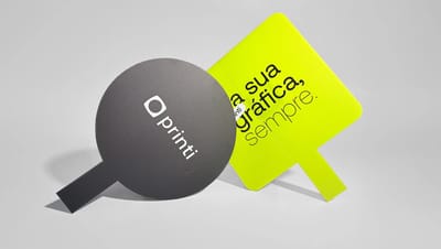 Placa pirulito personalizada da Printi