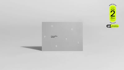 Cartão postal personalizado da Printi com selo de entrega rápida em até 2 dias úteis para São Paulo e Grande SP.