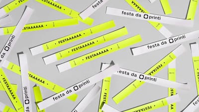 Pulseiras de identificação personalizadas para eventos, ideais para controle de acesso em festas e festivais.