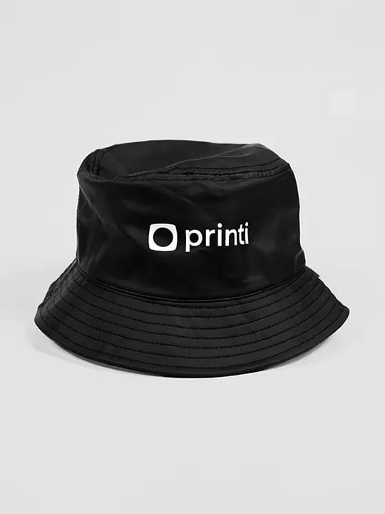 Chapéu bucket personalizado com sua marca. Brinde moderno para eventos, ações promocionais e campanhas de marketing.