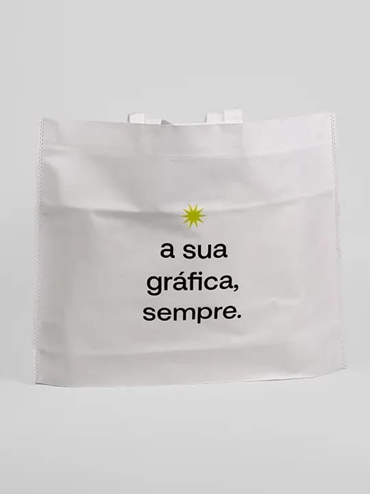 Ecobag Burgos personalizada com sua marca. Sacola reutilizável que valoriza sua identidade e reforça ações sustentáveis.