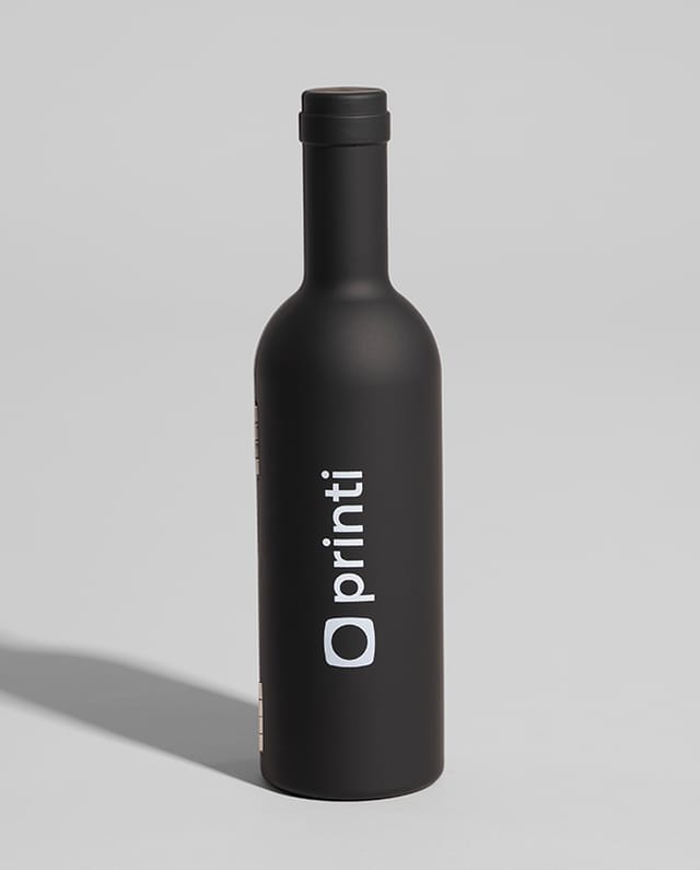 Conjunto para Vinho em Metal personalizado com sua identidade visual. Ideal para brindes e divulgação.