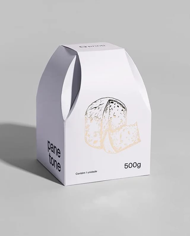 Para panetones artesanais ou promocionais: uma embalagem que protege no transporte e valoriza na entrega. Contém apenas a embalagem externa. Não inclui embalagem para contato direto com alimentos.