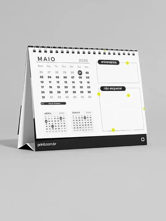 Calendário de Mesa 2026