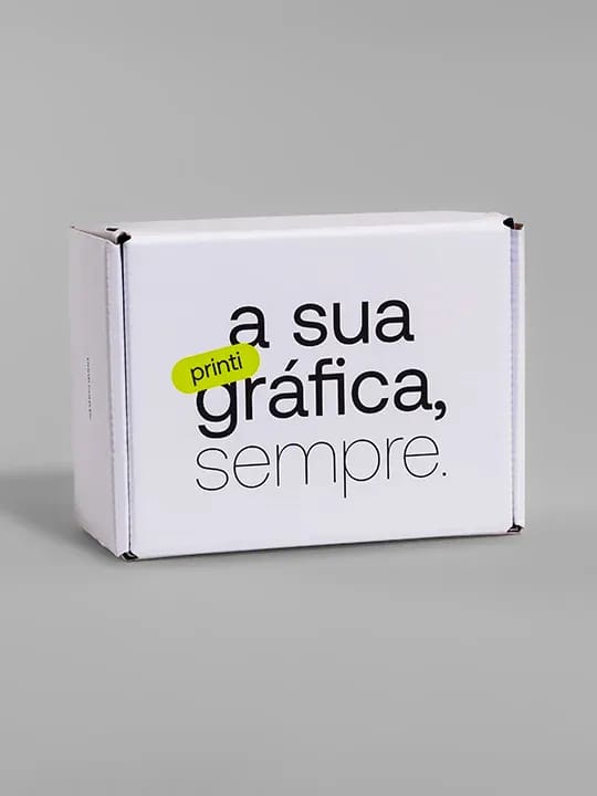 Embalagem resistente para encomendas de até 5kg, ideal para e-commerces, com opção de personalização exclusiva.